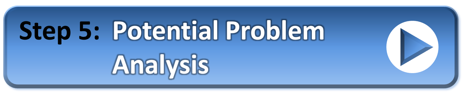 Go To Step 5 - Potential Problem Analysis Go To Step 3